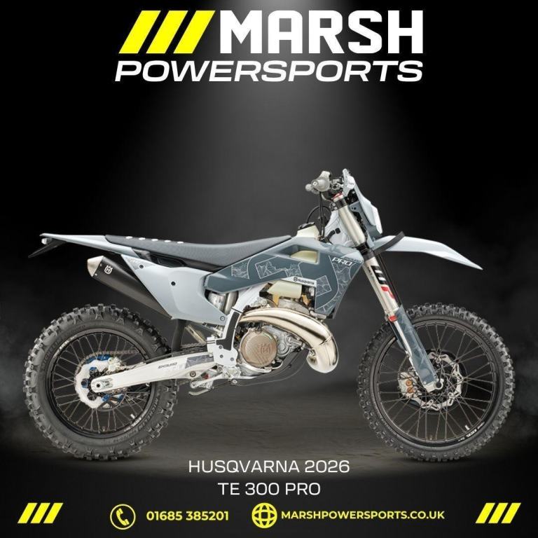 Husqvarna TE 300 Pro 2026 - Husqvarna Main Dealer - Reserve Yours Now!