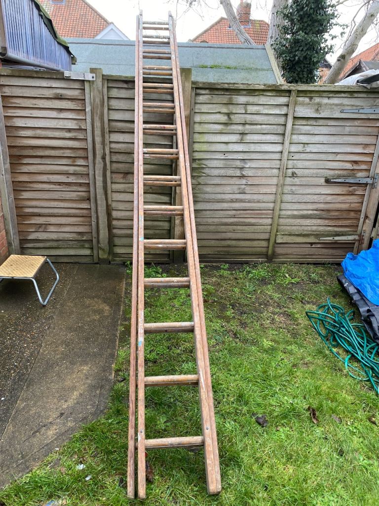Wooden ladder