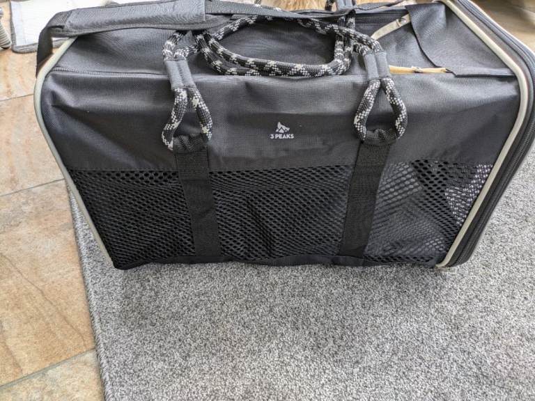Two pet carriers