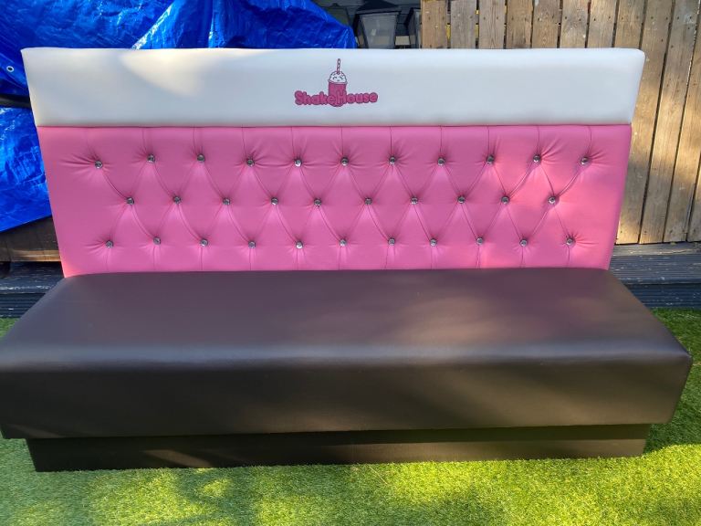 X 4 ,ICE CREAM/ MILKSHAKE PARLOUR SOFAS 185 Cm Length ,GOOD USED CONDITION ,LOCAL DELIVERY