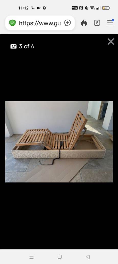 Electric single bed 
