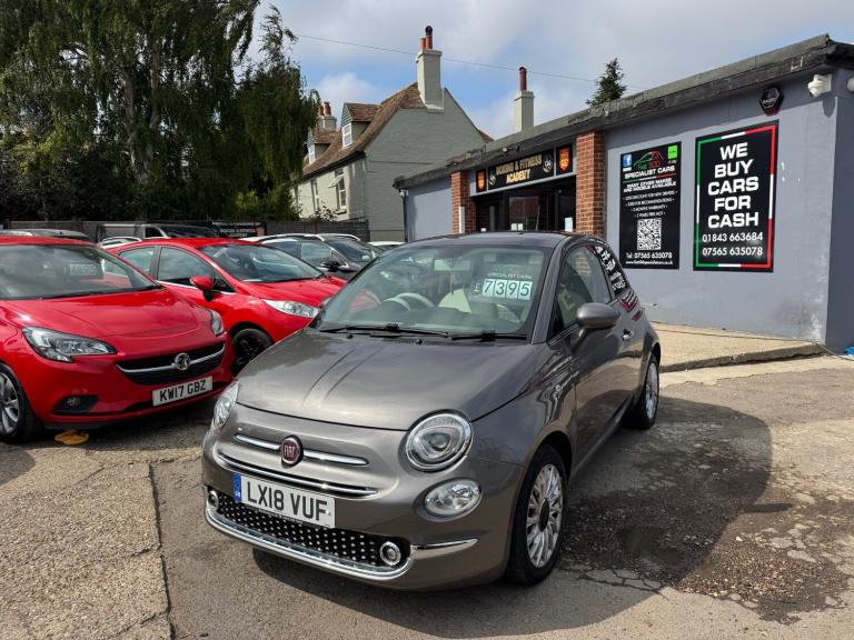 2018 Fiat 500 1.2 Lounge 3dr Dualogic HATCHBACK Petrol Automatic