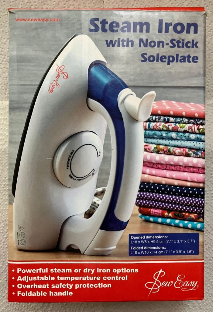 MINI STEAM IRON WITH NON STICK ALUMINIUM SOLEPLATE 700w.BRAND NEW 