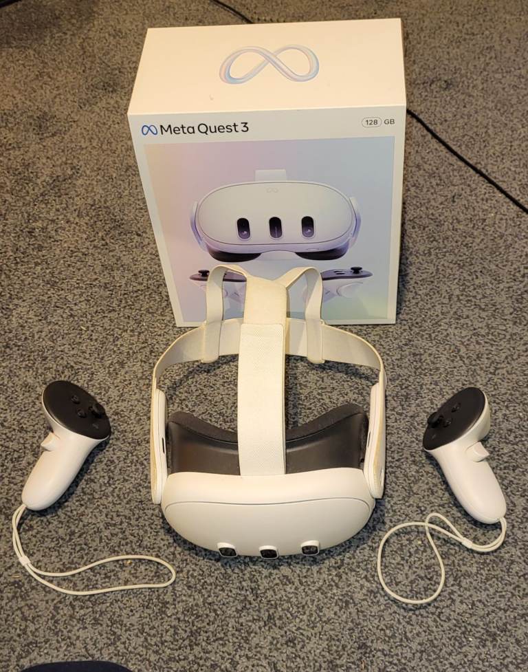 Meta Quest 3 VR Headset with Controllers – As Good As New