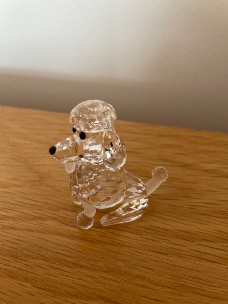 Swarovski retired poodle dog collectible