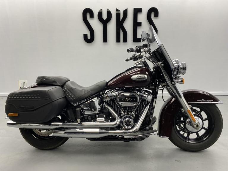 2022 Harley-Davidson FLHCS Softail Heritage Classic in Midnight Crimson