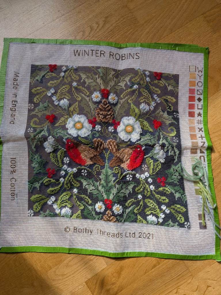 Free - Partially done tapestry kit