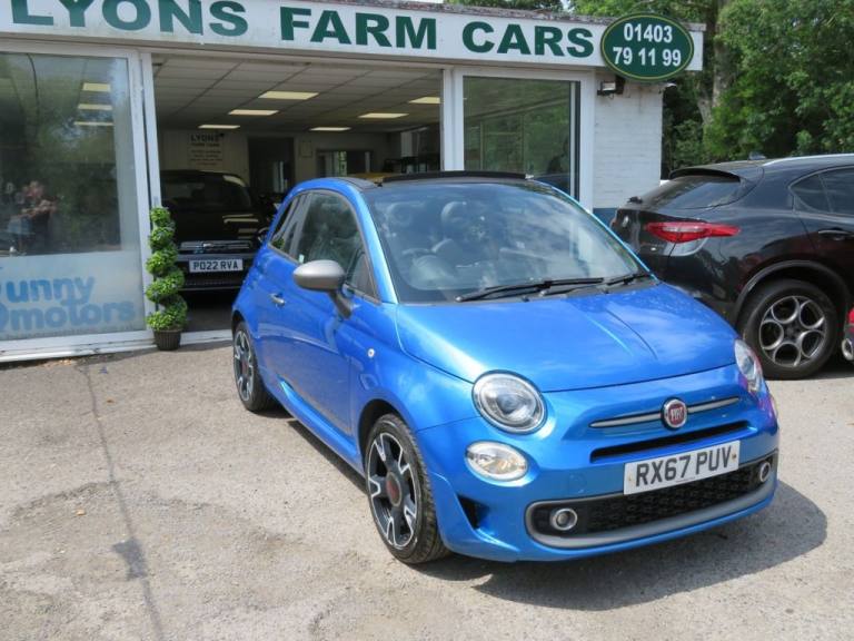 2017 67 FIAT 500C 1.2 S CONVERTIBLE 2DR PETROL MANUAL EURO 6 (S/S) (69 BHP)