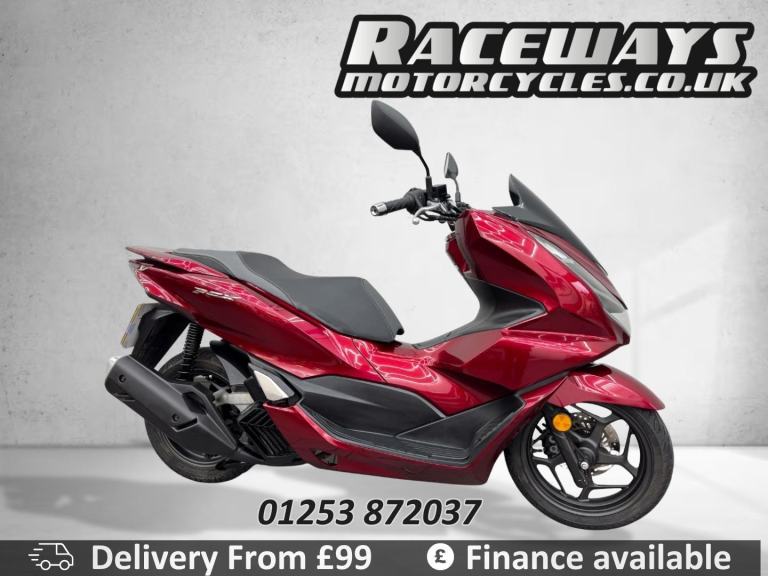 HONDA PCX [Phone number removed]REG 4,249 MILES RED USED MOTORCYCLE 125CC