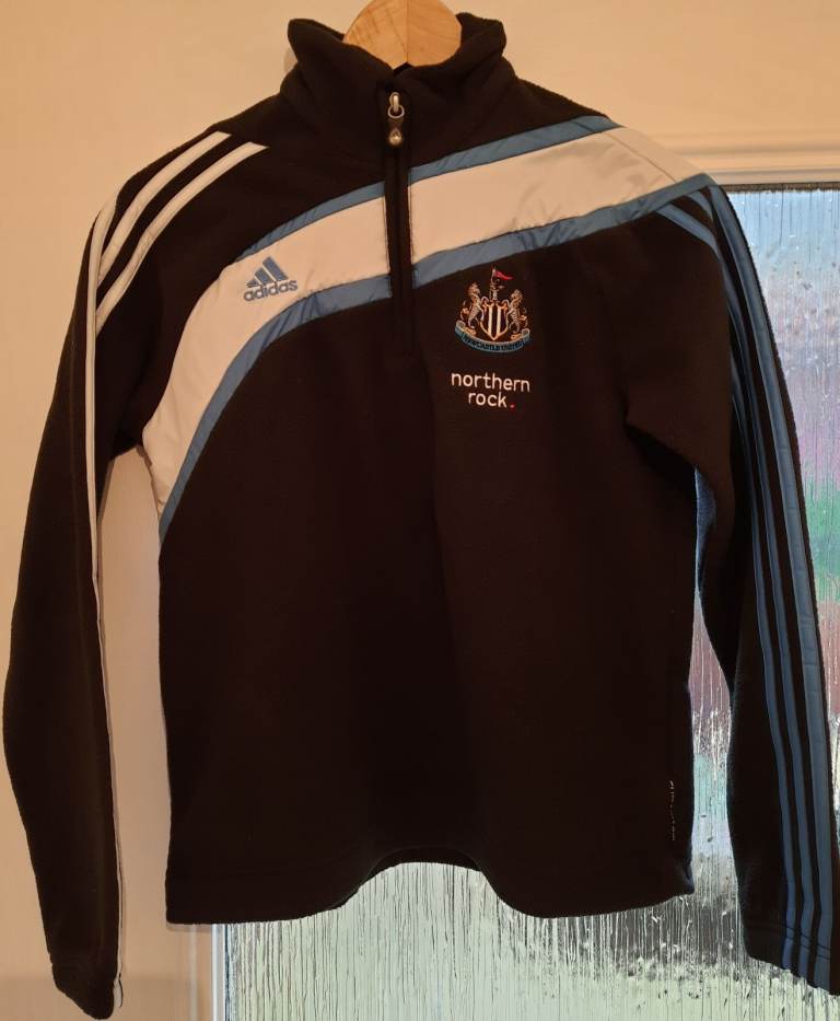 Newcastle United Adidas Fleece Jacket - Age 12 - BNWT