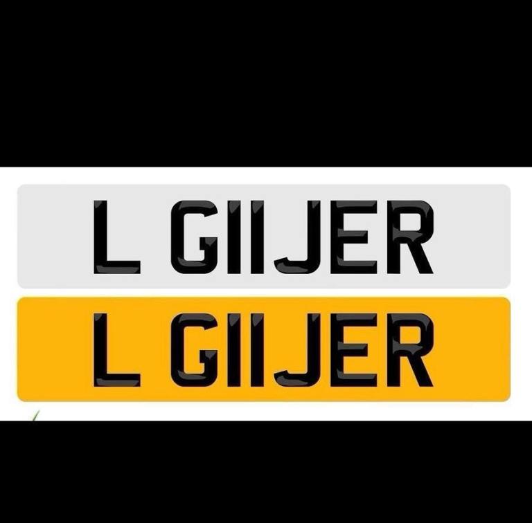 GUJAR Cherished Registration Number Plate