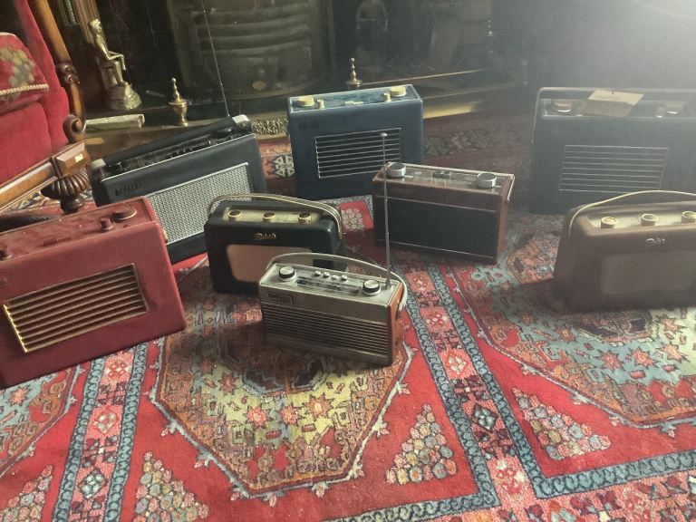 Vintage hacker and herald radios