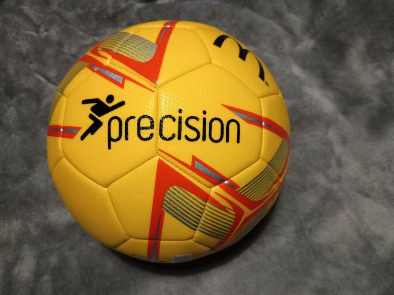 New Precision All-weather size 4 yellow training football 