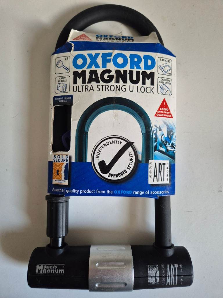 Oxford Magnum motorbike bike U-lock