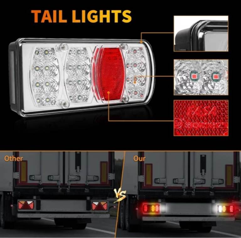 Trailer Lights. New. Extended cable not included. 