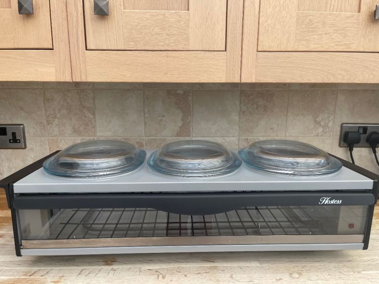 Hostess Heated Food Server - Black, Good Condition