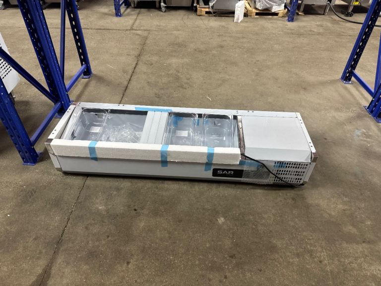 Commercial pizza salad fridge for shop restaurant takeaway 