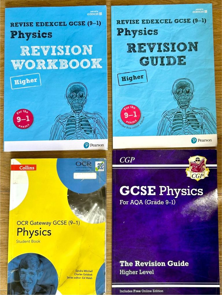 Bundle of 4 GCSE (9-1) Physics Higher Level books
