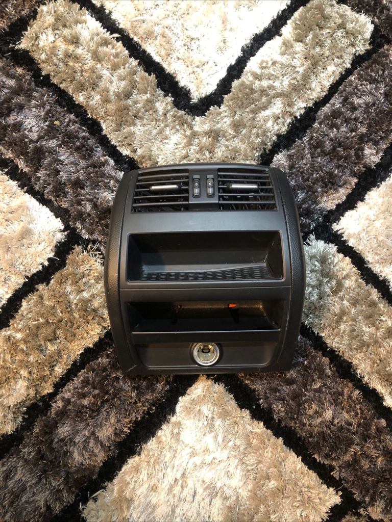 Bmw 5 Series F10 F11 2010-2016 Black Rear Centre Console Trim