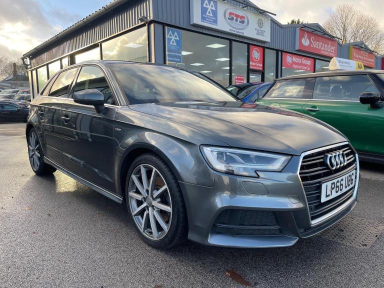 2016 Audi A3 2.0 TFSI S line Sportback S Tronic quattro Euro 6 (s/s) 5dr HATCHBACK Petrol Automatic
