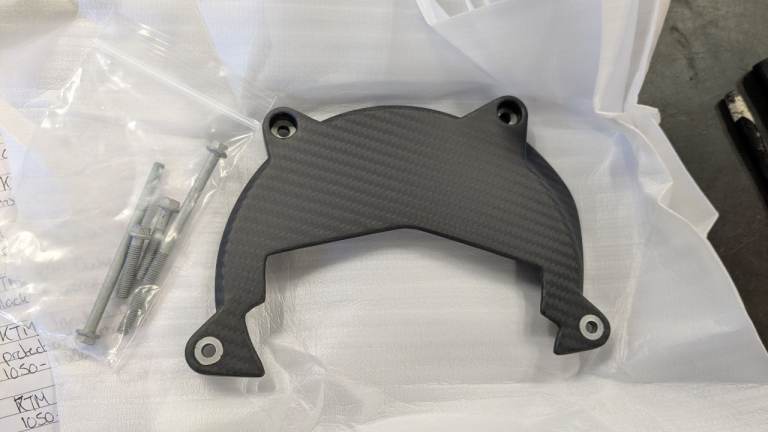 KTM Carbon Clutch Cover Protector
