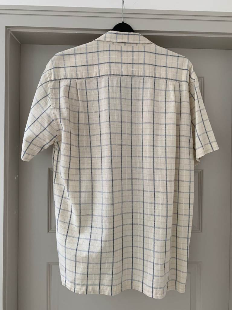 Men's EWM Pure Classics, 100% cotton, Check, Short Sleeve Shirt, Size M