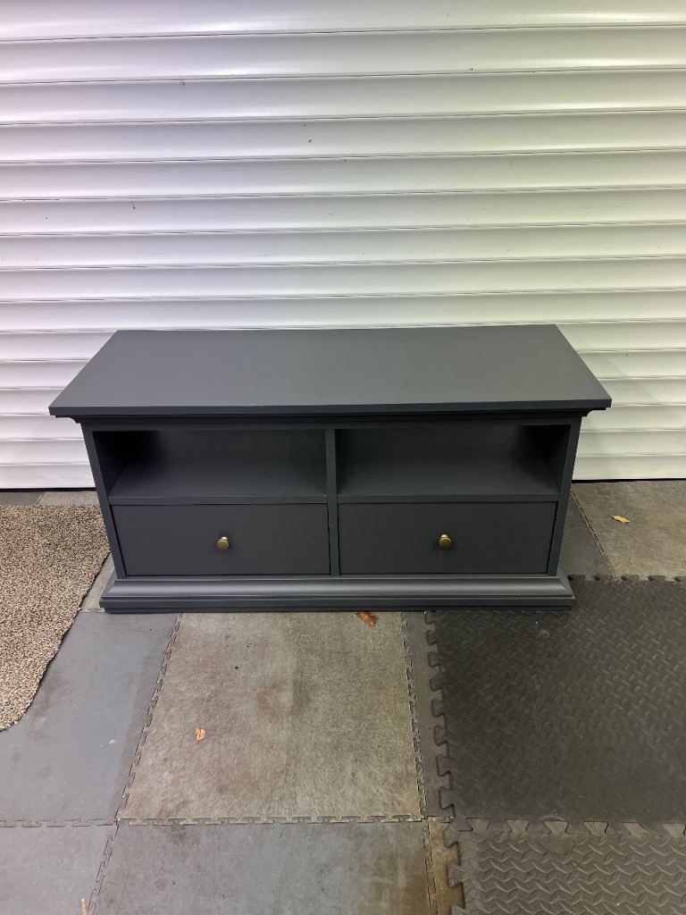 Grey console table