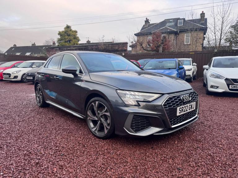 2022 Audi A3 1.5 TFSI 35 S line Sportback Euro 6 (s/s) 5dr HATCHBACK Petrol Manual