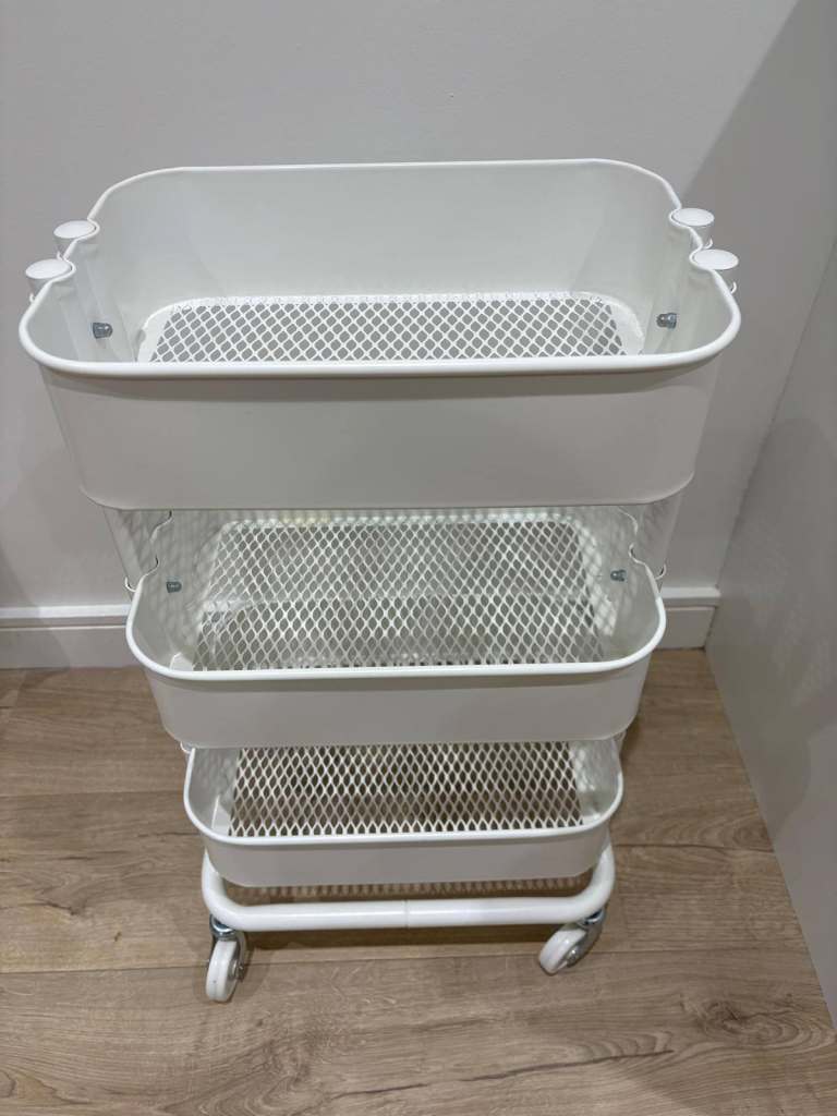 Ikea Raskog Trolley, White