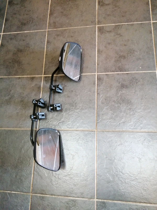 New car extension wing mirrors. 