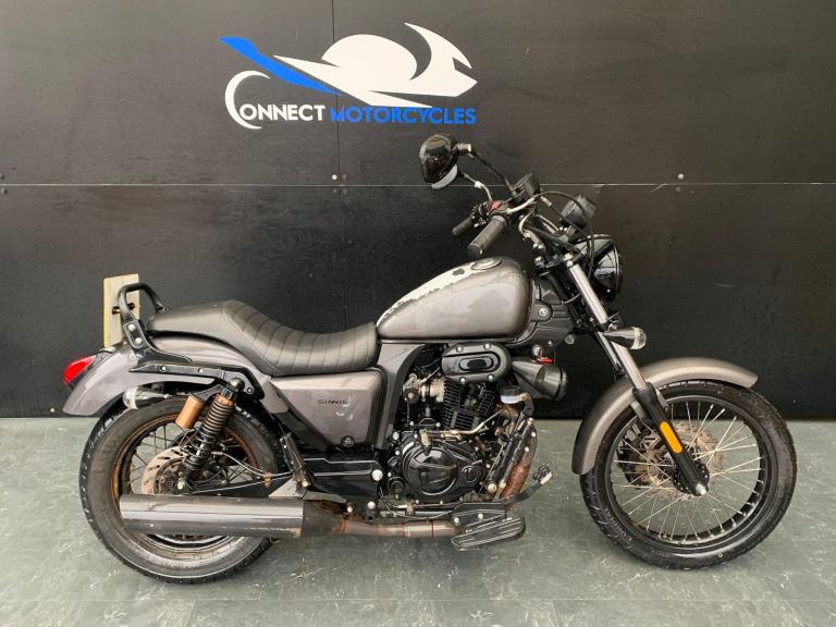 SINNIS HOODLUM 125cc LEARNER LEGAL PROJECT BIKE 2023 HPI CLEAR 1 OWNER