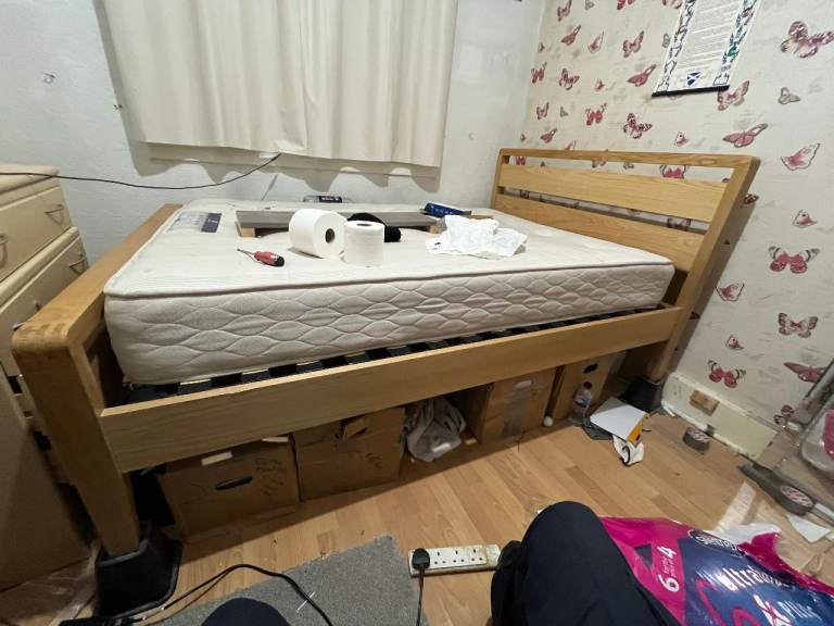 Free Bed and Cupboards to collect