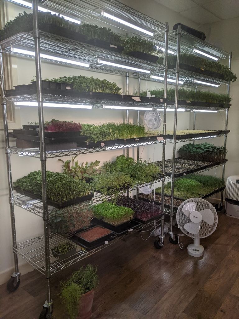 Heavy duty metal shelves