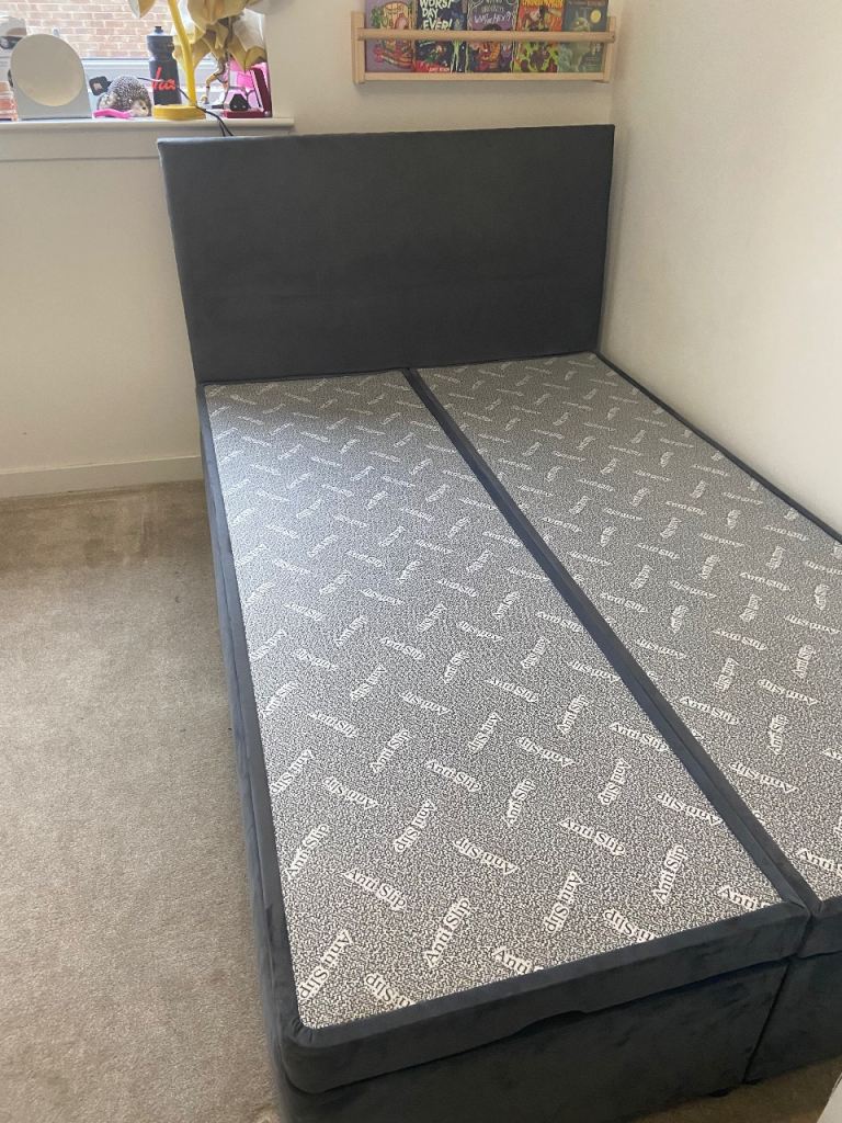 Small double ottoman bed