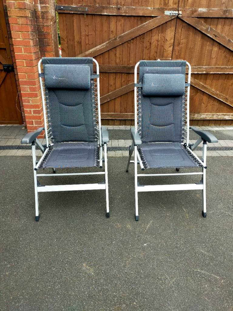 Two Isabella reclining camping chairs