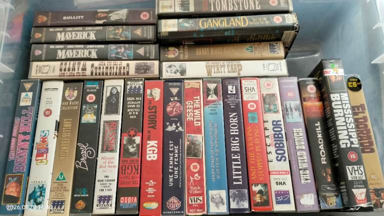 Big Collection VHS Tapes 