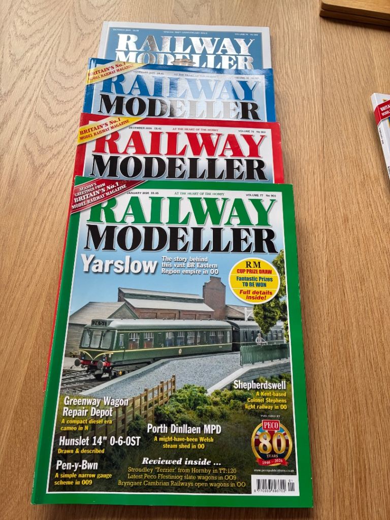Railway modeller magazines