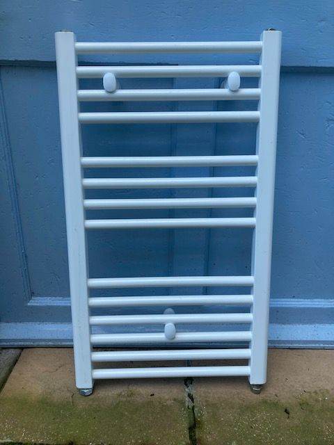 White Bathroom Towel Radiator