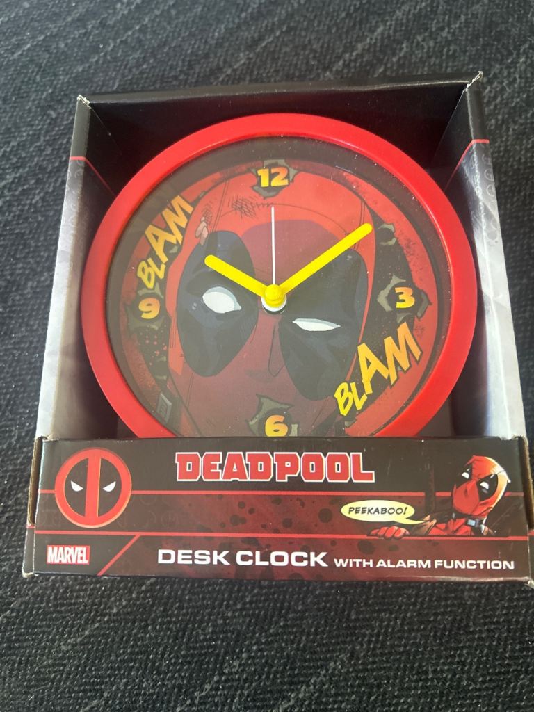 Deadpool alarm clock