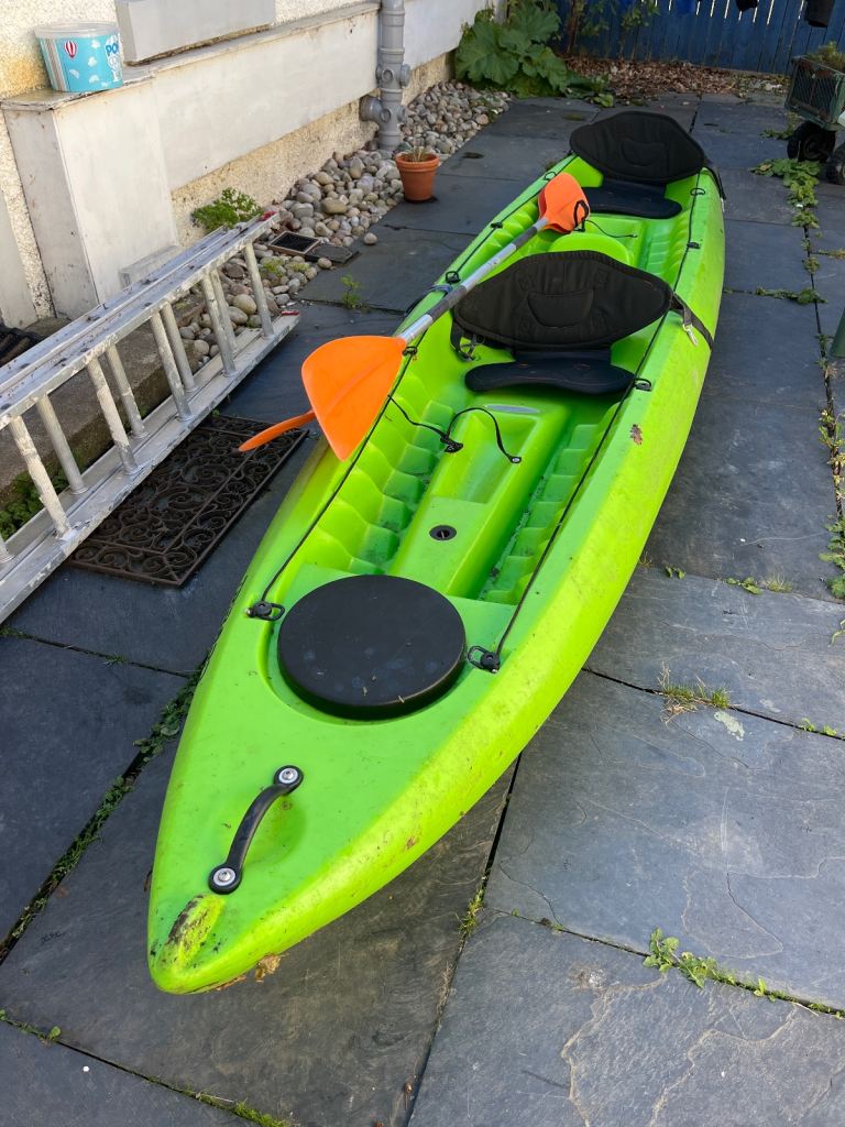 Three seater Tribord sit on kayak with seats and paddles