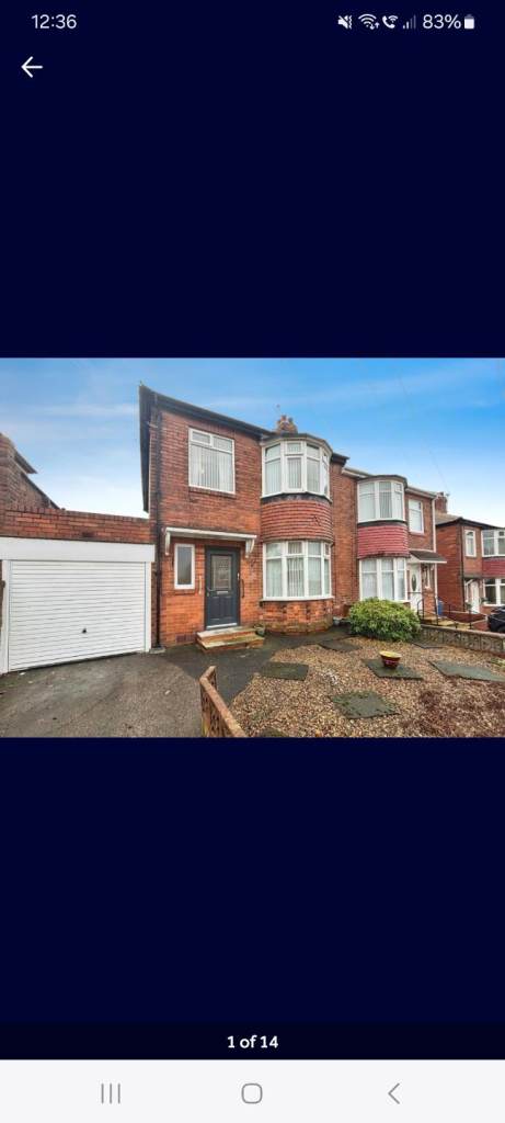 3 bed semi detached 