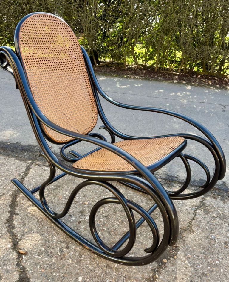 Vintage Bentwood Rocking Chair - Thonet Style 