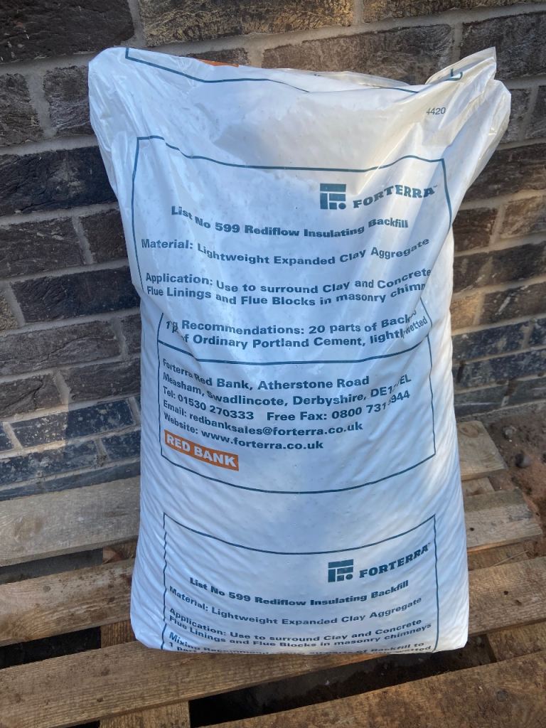Hydroponic / chimney insulation backfill 599