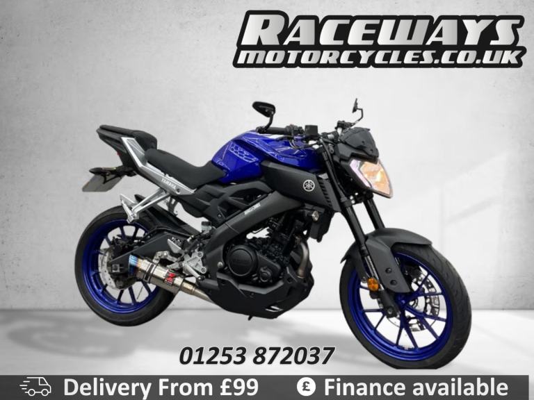 YAMAHA MT 125 BLUE  2017 67 PLATE,  11,234 MILES USED 125 MOTORCYCLE