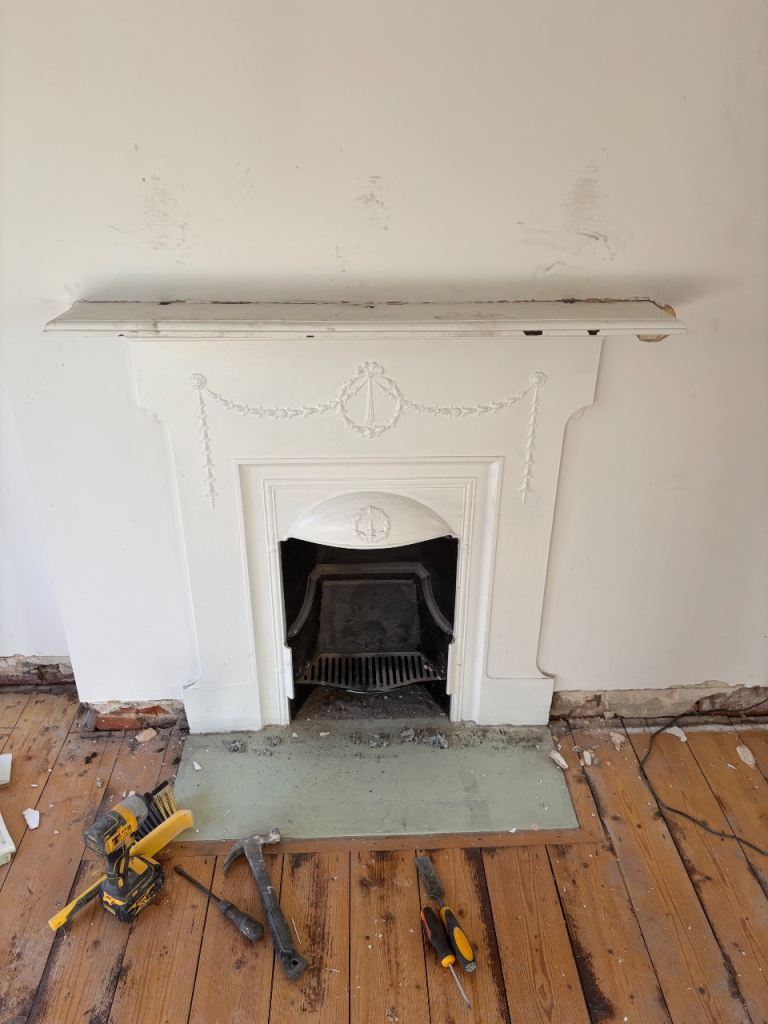 Victorian Cast Iron Fireplace 