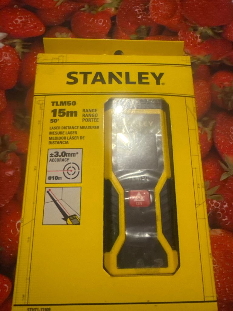 STANLEY TLM50 Laser Distance Measurer 15m – Brand New