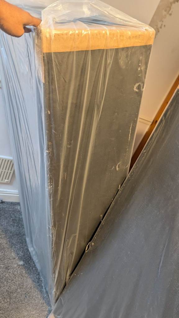 king size bed with mattress