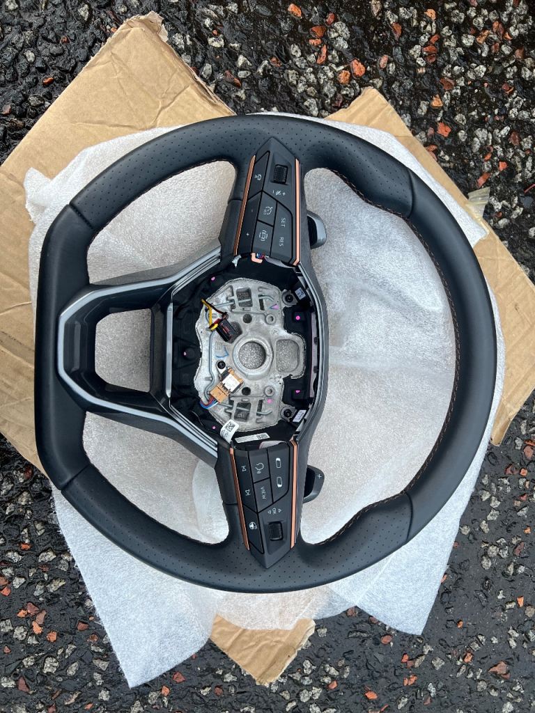 Cupra DSG steering wheel