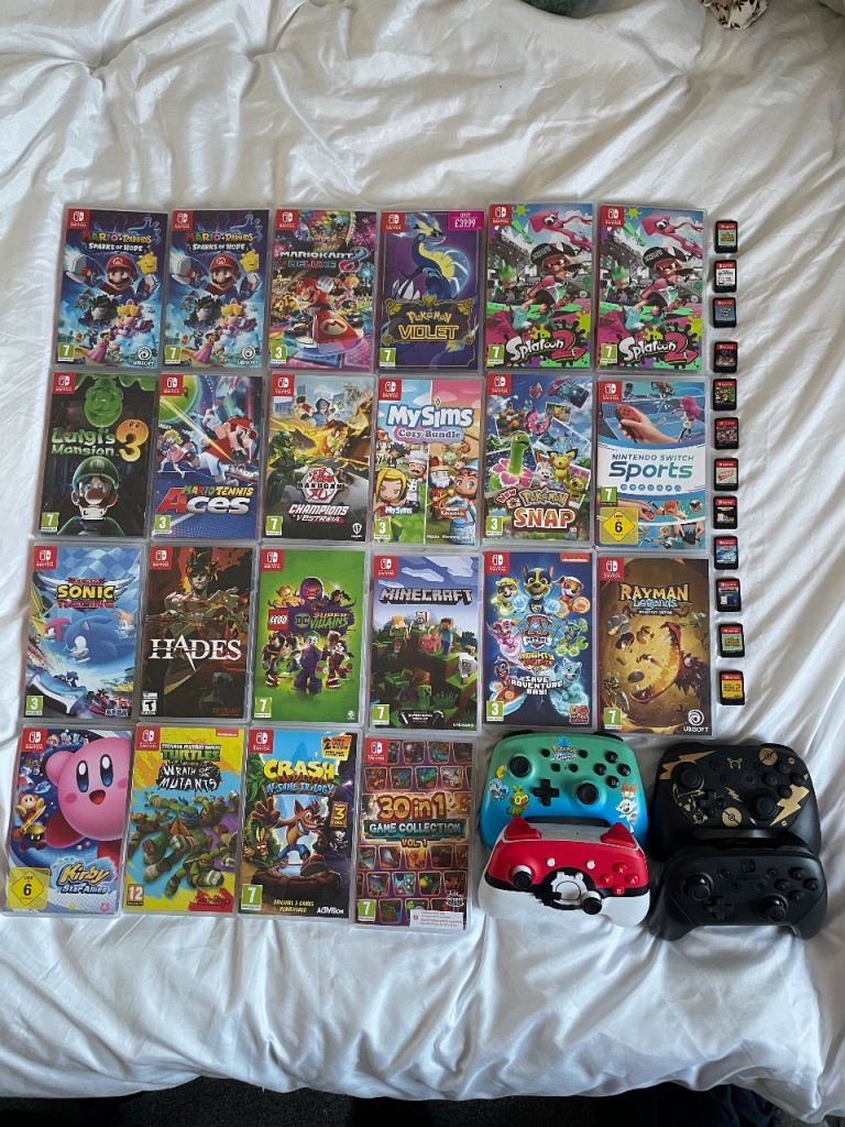 Nintendo Switch Games and Controllers