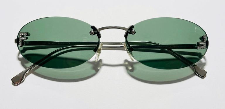 Fendi First Crystal Sunglasses Light Blue (London)